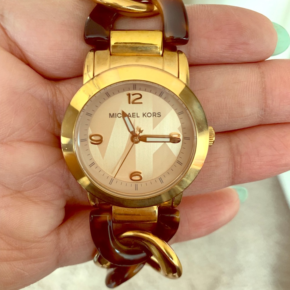 Rose Gold MK watch
